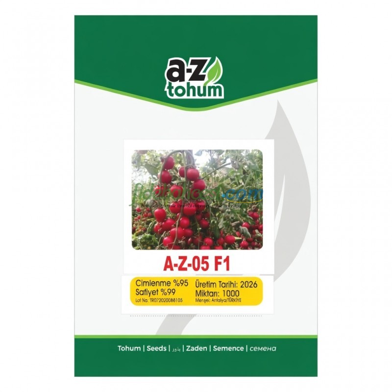 AZ 05 F1 Yuvarlak Kokteyl Domates Tohumu