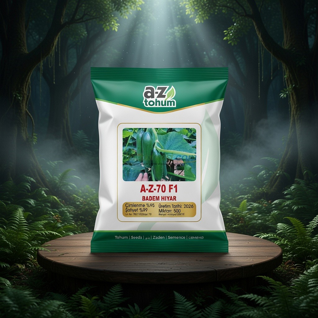 Az 70 F1 Mini Badem Silor Sırık Hıyar Tohumu 