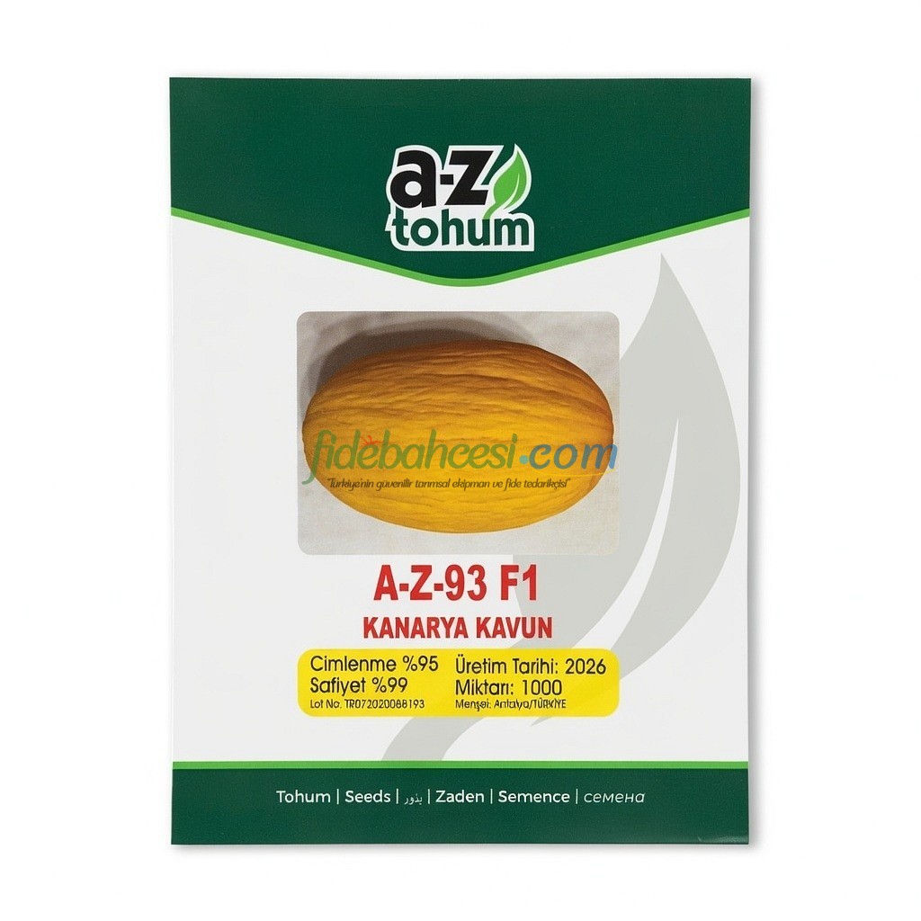 AZ 93 F1 Kanarya Kavun Tohumu