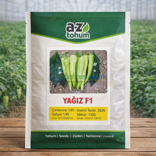 Yağız F1 Çarliston Biber Tohumu
